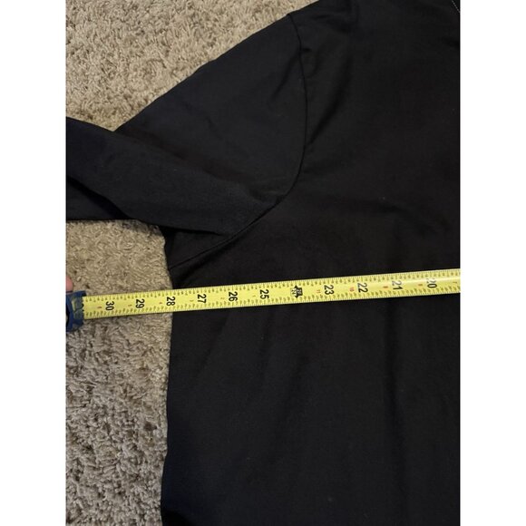 BOB MACKIE Art To Wear Black Full Zip Top Embroidered Bird Floral Tropical 3X - Picture 8 of 9